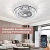 RRBEST LED Deckenventilator mit Beleuchtung,Leise Kristall Produktbild-Vorschau 7