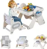 COSTWAY 6-in-1 Kinder-Tisch & Stuhl Set, Kindersitzgruppe Produktbild-Vorschau 1