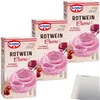 Dr. Oetker Rotwein Creme 3er Pack (3x203g Packung) + usy Produktbild-Vorschau 1
