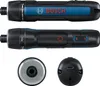 Multiple views of a Bosch cordless screwdriver against a white background. Voir les images du produit