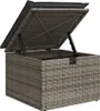 Design 6-tlg. Garten-Sofagarnitur mit Kissen Grau Poly Produktbild-Vorschau 8