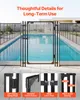 Portail de clôture de piscine VEVOR 1,2 x 0,75 m, portillon Voir les images du produit 6