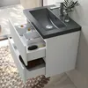 Waschtisch mit Unterschrank 60cm BOKAV Badmöbel Set Weiß Produktbild-Vorschau 3