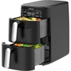 XXL Heißluftfritteuse 10 L Doppelkorb Airfryer 2700 W, Produktbild-Vorschau 11