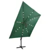 vidaXL Ampelschirm mit Mast und LED Grün 300 cm -  Produktbild-Vorschau 7