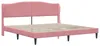 vidaXL Cadre de lit avec tête de lit rose 180 x 200 cm Voir les images du produit 3