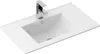 A white rectangular sink with a chrome faucet is shown from a slightly elevated angle against a white background. Anteprima dell’immagine prodotto