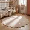 Teppich Kinderzimmer Rund - Cloudy Dots Beige Produktbild-Vorschau 2