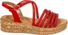 Gabor 64.555 Damen Sandalette - Riemchen Sandalen rot Produktbild-Vorschau 2