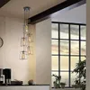ZMH E27 Závěsné Světlo Černé 5 Plamenů Retro Závěsné Světlo Náhled obrázku produktu 2
