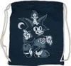 Urban Backwoods Satanic Goat, Turnbeutel, Farbe: Navy Produktbild-Vorschau 1