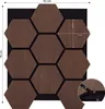 Homestyle4u Wandpaneel 4er Set Akustikpaneele Braun Walnuss Produktbild-Vorschau 4