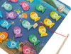 Montessori dřevěná hra s magnetem na rybaření ryb Náhled obrázku produktu 7