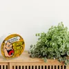 Spardose in gelb zum Thema Negativzins mit Comic-Motiv Produktbild-Vorschau 2