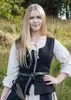 Mittelalter Bluse Birga mit 3/4 Arm, natur - Baumwolle Produktbild-Vorschau 5