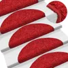vidaXL Podložky na kroky 15 ks 65x21x4 cm Červená Náhled obrázku produktu 2