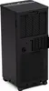 A black portable air conditioner is shown from a rear-side angle on a white background. Produktbild-Vorschau