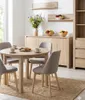 Runder Ausziehbarer Tisch für Esszimmer - 102-142 cm Produktbild-Vorschau 2