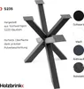 HOLZBRINK Tischbeine aus Metall, Tischgestell für Produktbild-Vorschau 5