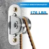 Seilzug Umlenkrolle mit 6 Kabel-Riemenscheibe Seile Produktbild-Vorschau 3