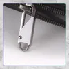 Lot de 4 pendentifs en métal argenté avec fermeture éclair Voir les images du produit 5
