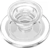 A clear, top-down view of a clear PopGrip MagSafe accessory on a white background. Produktbild-Vorschau