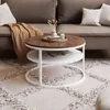 CIRI SLIM runder Couchtisch mit Ablage, Weiß / Stirling Produktbild-Vorschau 1