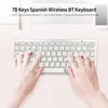 Spanische kabellose Bluetooth-Tastatur mit 78 Tasten, Produktbild-Vorschau 6