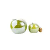 Dekoaufsteller Perly Apfel Porzellan H 7/9 cm Ø 7/11 cm Produktbild-Vorschau 3