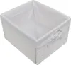 A white woven basket with a white fabric lining, shown from a slightly elevated angle. Náhľad obrázku produktu