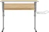 vidaXL Craft Table Sonoma Oak & Grey 110x53x(58-87) cm Náhled obrázku produktu 3