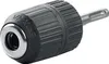 A close-up studio shot of a drill chuck adapter. Produktbild-Vorschau