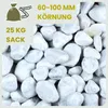 Kieselsteine Garten Zierkies Weiß 60-100 mm 25 kg Aquarium Produktbild-Vorschau 2