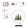 Anneau LED Sapins à poser - 30 LED / 35x6x43 cm - Intérieur Voir les images du produit 3