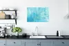 MuchoWow® Poster Aquarell - Blau - Weiß - Grün 90x60 cm - Produktbild-Vorschau 3