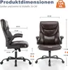 Sweetcrispy Chefsessel, Schreibtischstuhl, chefsessel Produktbild-Vorschau 7