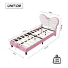 INONEFT Gestoffeerd kinderbed 90x190 cm, LED enkelbed. Productafbeelding-voorbeeld 3