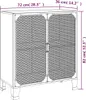vidaXL Armadio rustico marrone 72x36x82 cm in metallo e MDF Anteprima dell’immagine prodotto 7