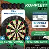 KESSER® Dartscheibe Sisal mit 9 Dartpfeile Professional Produktbild-Vorschau 2