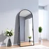Veľké zakrivené stojace zrkadlo 180 x 80 cm so stojanom, na Náhľad obrázku produktu 8