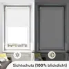 Verdunklungsrollo 65x130cm Weiß Thermorollo Fensterrollo Produktbild-Vorschau 3