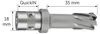 FEIN HM Ultra 35 Kernbohrer mit QuickIN-Aufnahme, Bohr-Ø Produktbild-Vorschau 5