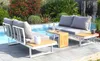 Salon de jardin 4 places en bois d' et aluminium Voir les images du produit 3