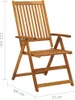vidaXL Chaises de jardin pliantes 6 pcs. avec coussins en Voir les images du produit 12