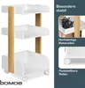 Carrello portaoggetti Bomoe con rotelle, altezza 69 cm Anteprima dell’immagine prodotto 4