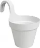 artevasi© CAPRI SINGLE Balkontopf Weiß 20 cm zum Einhängen Produktbild-Vorschau 1