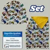 360° Reflektor Kinder Mütze & Loop Schal Set - Traktoren Produktbild-Vorschau 6