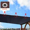 Rechteckiges Sonnensegel 5 x 8 m mit Ösen, für den Garten, Produktbild-Vorschau 5
