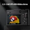 ZELURXX HD Touchscreen-Kamera, Doppelkamera, 4K Digitale Produktbild-Vorschau 5