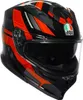 AGV K7 Taurax Helm, schwarz/rot, L (59/60) Produktbild-Vorschau 1